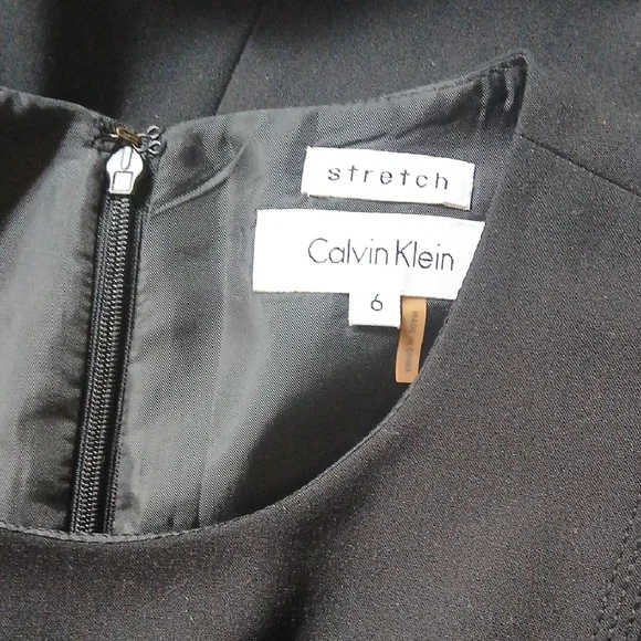 Calvin Klein Classic Black Midi Dress - Picture 11 of 12